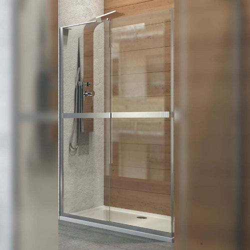 Parete Doccia Scorrevole 2 ante scorrevoli Ogomondo BMA13702 in Cristallo Temperato Fai da te/Attrezzature per cucine e bagni/Attrezzature per bagni/Docce e componenti doccia/Box doccia Ogomondo - Martina Franca, Commerciovirtuoso.it
