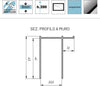 Parete-Doccia-Walk-In-Basculante-Lorna-L112F-Cristallo-8-Millimetri-157-159-cm