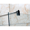 Parete Doccia Walk-In H195cm Cristallo Trasparente 8mm Anticalcare