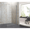 Parete Doccia Walk-In H195cm Cristallo Trasparente 8mm Anticalcare