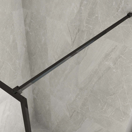 Parete-Doccia-Walk-In-Trasparente-8mm-profilo-nero