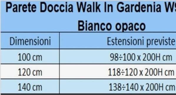 Parete-Doccia-Walkin-Anticalcare-8mm-H200-profilo-Bianco-Opaco-Lucido-GARDENIA
