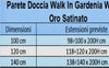 Parete-Doccia-Walkin-Anticalcare-8mm-H200-profilo-Oro-Satinato-GARDENIA