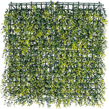 Parete sintetica decorativa, resistente ai raggi UV e alle intemperie, in polietilene Giardino e giardinaggio/Decorazioni per il giardino/Erba artificiale Decor Space - Altamura, Commerciovirtuoso.it