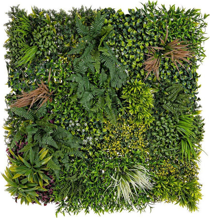 Parete sintetica decorativa, resistente ai raggi UV e alle intemperie, in polietilene Giardino e giardinaggio/Decorazioni per il giardino/Erba artificiale Decor Space - Altamura, Commerciovirtuoso.it