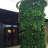 Siepe artificiale per parete sempreverde verticale Giungla da intero ed esterno 1 x 1 mt
