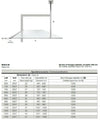 Parete Walk In Profili Neri H200 Anticalcare 6mm Trasparente