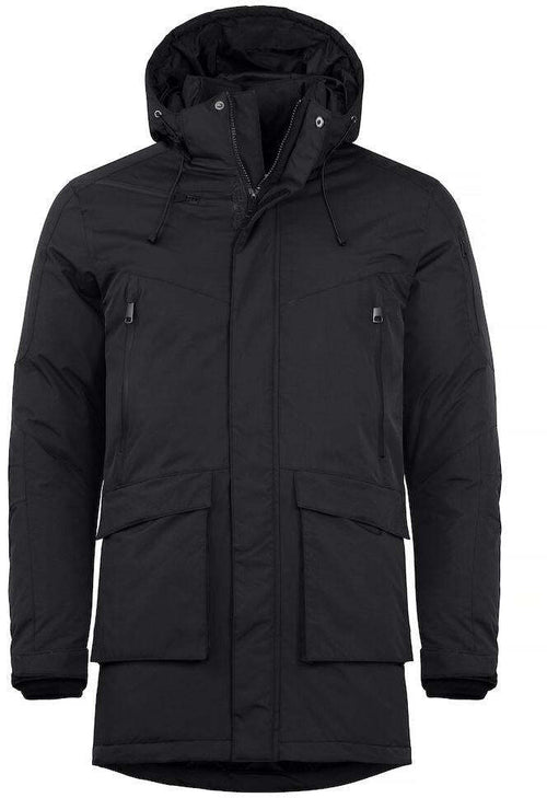 Parka Eskie Nero Giaccone Invernale Imnbottito