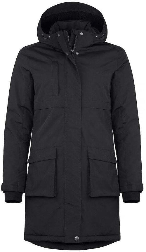 Parka Lindy Nero Giaccone Donna Imbottito Impermeabile Antivento