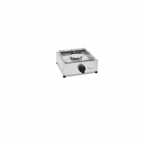Parker Cucina Fornello professionale 1 fuoco acciaio inox 18/10 gas valvola sicurezza Made in Italy BIG3501F8 kW 3,5