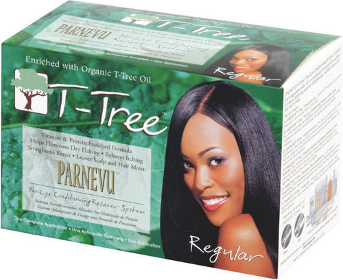PARNEVU  T-TREE RELAXER KIT REGULAR STIRAGGIO PER CAPELLI .