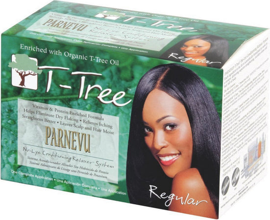 PARNEVU  T-TREE RELAXER KIT REGULAR STIRAGGIO PER CAPELLI .