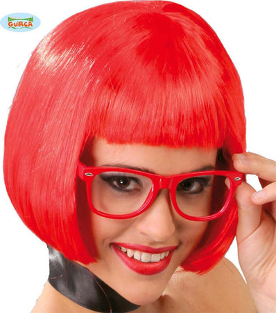 Parrucca-Caschetto-Medio-Rosso-Fiestas-Guirca