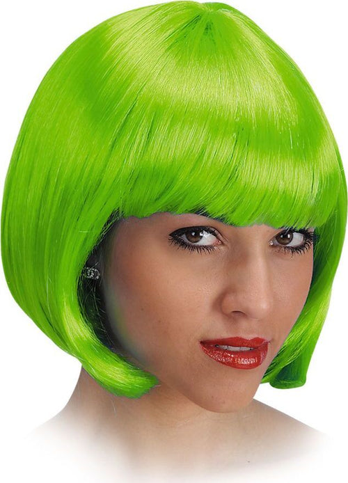 Parrucca con Caschetto Corto Verde Fluo da Travestimento Cosplay Halloween Carnevale Moda/Abbigliamento specifico/Costumi e accessori/Accessori/Adulti/Parrucche e parrucchini Kondorama - Martinsicuro, Commerciovirtuoso.it