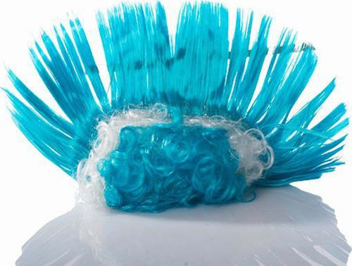 Parrucca Cresta Azzurra Italia Napoli Scudetto Tifo Festa Mondiali Europei Giochi e giocattoli/Giochi d'imitazione e accessori di travestimento/Accessori per travestimento/Parrucche e parrucchini Trade Shop italia - Napoli, Commerciovirtuoso.it
