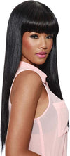 Parrucca Donna Capelli Lunghi Neri Con Frangia Nikki Wig Parrucca Sintetica 100% Premium Tongable Bellezza/Cura dei capelli/Accessori styling capelli/Extension parrucche e accessori/Parrucche Kondorama - Martinsicuro, Commerciovirtuoso.it