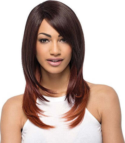 Parrucca Donna Taglio Scalato Castano Con Riflessi Rowena Wig Parrucca Sintetica 200° C Tongable Bellezza/Cura dei capelli/Accessori styling capelli/Extension parrucche e accessori/Parrucche Kondorama - Martinsicuro, Commerciovirtuoso.it