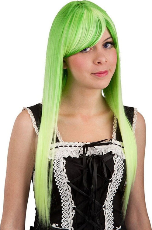 Parrucca Gialla Verde Cosplay Parrucca Gialla e Verde Liscia Lunghissima con frangia Giochi e giocattoli/Giochi d'imitazione e accessori di travestimento/Accessori per travestimento/Parrucche e parrucchini Kondorama - Martinsicuro, Commerciovirtuoso.it
