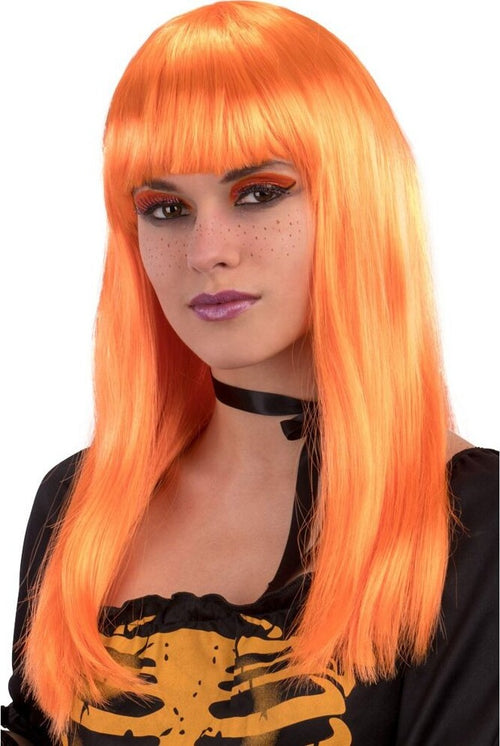 Parrucca Lunga Liscia Arancione con frangia In Busta parrucca per travestimento Moda/Abbigliamento specifico/Costumi e accessori/Accessori/Adulti/Parrucche e parrucchini Kondorama - Martinsicuro, Commerciovirtuoso.it