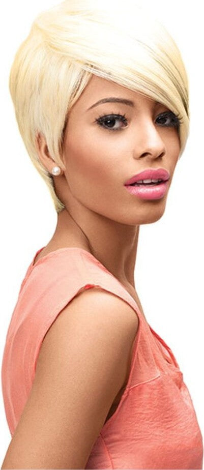 Parrucca Sintetica Bionda Capelli corti Sleek 100% Premium Tongable Elastici Resistente Fino A 200°c Bellezza/Cura dei capelli/Accessori styling capelli/Extension parrucche e accessori/Parrucche Kondorama - Martinsicuro, Commerciovirtuoso.it