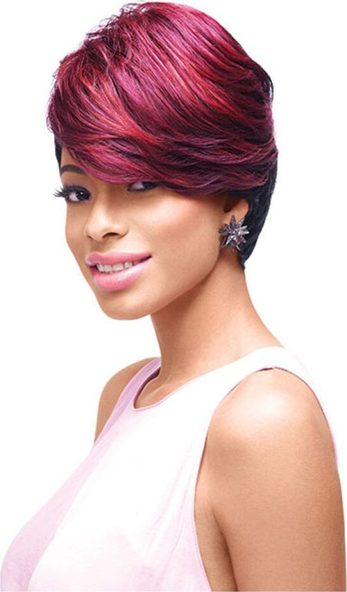 Parrucca Sintetica Rosso Capelli corti Sleek 100% Premium Tongable Elastici Resistente Fino A 200°c Bellezza/Cura dei capelli/Accessori styling capelli/Extension parrucche e accessori/Parrucche Kondorama - Martinsicuro, Commerciovirtuoso.it