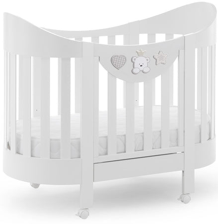 Lettino Ovale Lunetta Italbaby Baby Re Bianco