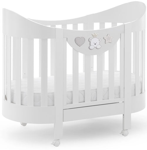 Lettino Ovale Lunetta Italbaby Baby Re Bianco