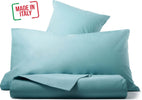 Parure Copripiumino in Puro Cotone Organico Tiffany 100% Cotone Ipoallergenico Traspirante Confortevole Made in Italy Casa e cucina/Tessili per la casa/Biancheria da letto/Copripiumini e set da letto/Set copripiumini e federe Smartdecohome - Sesto San Giovanni, Commerciovirtuoso.it