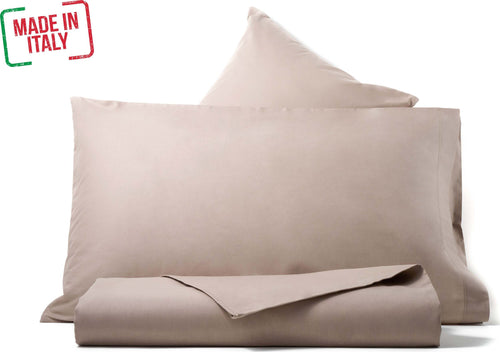 Parure Copripiumino in puro Cotone Organico Tortora 100% Cotone Ipoallergenico Traspirante e confortevole Made in Italy Casa e cucina/Tessili per la casa/Biancheria da letto/Copripiumini e set da letto/Set copripiumini e federe Smartdecohome - Sesto San Giovanni, Commerciovirtuoso.it