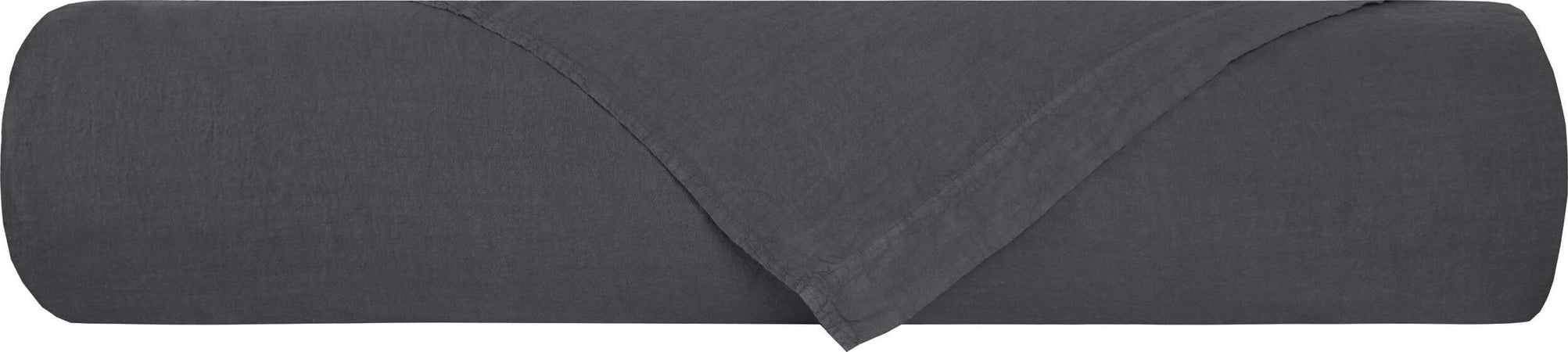Parure copripiumino in puro lino stone washed  ANTRACITE Casa e cucina/Tessili per la casa/Biancheria da letto/Copripiumini e set da letto/Set copripiumini e federe Vanita di raso - Sesto San Giovanni, Commerciovirtuoso.it