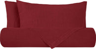 Parure copripiumino in puro lino stone washed  BORDEAUX Casa e cucina/Tessili per la casa/Biancheria da letto/Copripiumini e set da letto/Set copripiumini e federe Vanita di raso - Sesto San Giovanni, Commerciovirtuoso.it