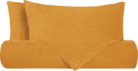 Parure copripiumino in puro lino stone washed  OCRA Casa e cucina/Tessili per la casa/Biancheria da letto/Copripiumini e set da letto/Set copripiumini e federe Vanita di raso - Sesto San Giovanni, Commerciovirtuoso.it
