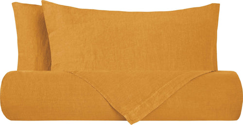 Parure copripiumino in puro lino stone washed  OCRA Casa e cucina/Tessili per la casa/Biancheria da letto/Copripiumini e set da letto/Set copripiumini e federe Vanita di raso - Sesto San Giovanni, Commerciovirtuoso.it