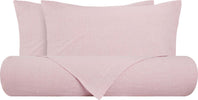 Parure Copripiumino In Puro Lino Stone Washed Rosa Perla Casa e cucina/Tessili per la casa/Biancheria da letto/Copripiumini e set da letto/Set copripiumini e federe Vanita di raso - Sesto San Giovanni, Commerciovirtuoso.it