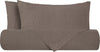 Parure copripiumino in puro lino stone washed TORTORA Casa e cucina/Tessili per la casa/Biancheria da letto/Copripiumini e set da letto/Set copripiumini e federe Vanita di raso - Sesto San Giovanni, Commerciovirtuoso.it