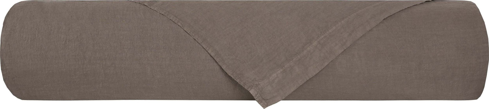 Parure copripiumino in puro lino stone washed TORTORA Casa e cucina/Tessili per la casa/Biancheria da letto/Copripiumini e set da letto/Set copripiumini e federe Vanita di raso - Sesto San Giovanni, Commerciovirtuoso.it
