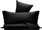 Parure Copripiumino In Raso Di Puro Cotone Nero Set Letto Completo Copripiumino E Federe 100% Made in Italy Casa e cucina/Tessili per la casa/Biancheria da letto/Copripiumini e set da letto/Set copripiumini e federe Vanita di raso - Sesto San Giovanni, Commerciovirtuoso.it