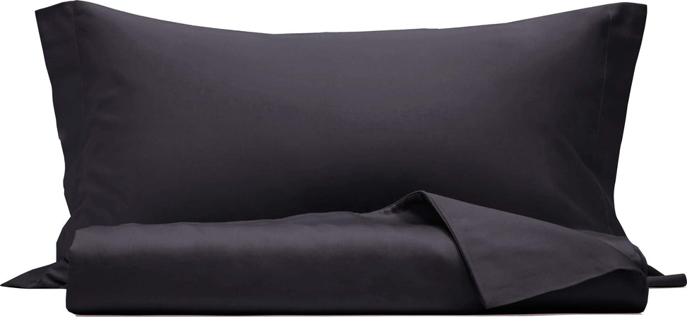 Parure Copripiumino In Raso Di Puro Cotone Nero Set Letto Completo Copripiumino E Federe 100% Made in Italy Casa e cucina/Tessili per la casa/Biancheria da letto/Copripiumini e set da letto/Set copripiumini e federe Vanita di raso - Sesto San Giovanni, Commerciovirtuoso.it