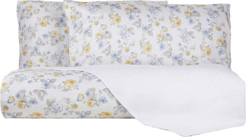 Parure Copripiumino In Raso Di Puro Cotone Romance Azzurro Completo Letto Fantasia Fiori Made in Italy 100% Raso Casa e cucina/Tessili per la casa/Biancheria da letto/Copripiumini e set da letto/Set copripiumini e federe Vanita di raso - Sesto San Giovanni, Commerciovirtuoso.it