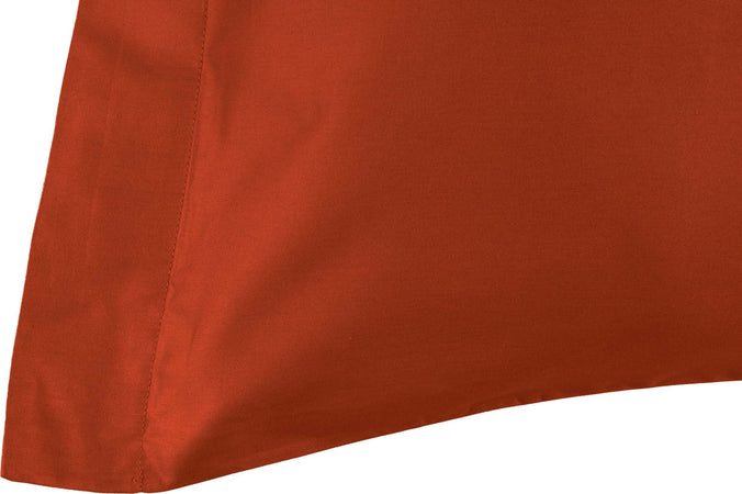 Parure Copripiumino in Raso di puro cotone Ruggine Casa e cucina/Tessili per la casa/Biancheria da letto/Copripiumini e set da letto/Set copripiumini e federe Vanita di raso - Sesto San Giovanni, Commerciovirtuoso.it