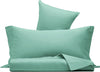 Parure Copripiumino In Raso Di Puro Cotone Verde Acqua Set Letto Completo Made In Italy In Puro Raso Di Cotone 230 Fili Casa e cucina/Tessili per la casa/Biancheria da letto/Copripiumini e set da letto/Set copripiumini e federe Vanita di raso - Sesto San Giovanni, Commerciovirtuoso.it