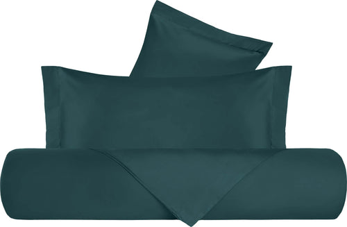 Parure Copripiumino in Raso di puro cotone Verde Smeraldo Casa e cucina/Tessili per la casa/Biancheria da letto/Copripiumini e set da letto/Set copripiumini e federe Vanita di raso - Sesto San Giovanni, Commerciovirtuoso.it