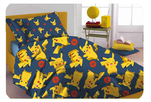 Parure Copripiumino Pokemon Letto Singolo Una Piazza in cotone Ufficiale Casa e cucina/Tessili per la casa/Biancheria per la cameretta/Lenzuola e federe/Set di lenzuola e federe Store Kitty Fashion - Roma, Commerciovirtuoso.it