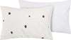 Parure-letto-lenzuola-Cotone-Tinta-Unita-Bianco-e-Federe-Bifaccia-100%-cotone-made-in-Italy-COSTELLAZIONI