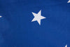 Parure-letto-lenzuola-Cotone-Tinta-Unita-Bianco-e-Federe-Bifaccia-100%-cotone-made-in-Italy-Stelle-Blu