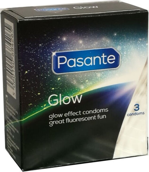 Pasante Glow 3x Profilattici Preservativi Fluorescenti si Illuminano al Buio preservativi dimensione normale Salute e cura della persona/Erotismo e contraccezione/Sesso sicuro e contraccezione/Preservativi/Preservativi maschili Kondorama - Martinsicuro, Commerciovirtuoso.it