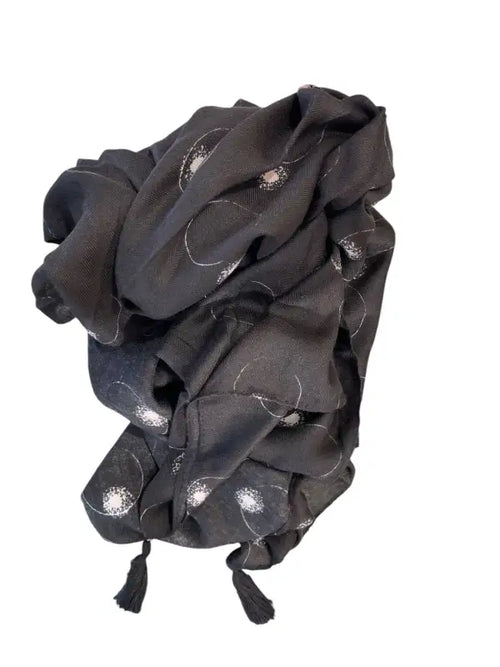 Pashmina - Nero / Taglia Unica - Sciarpe