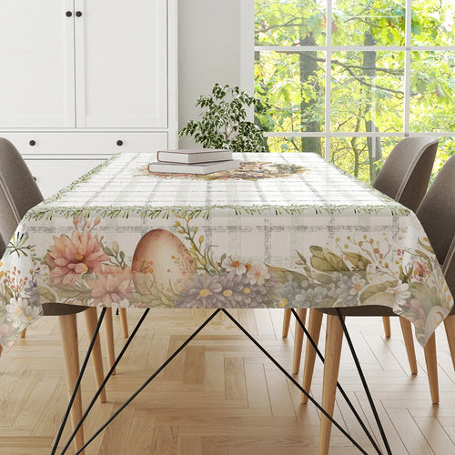 Tovaglia pasquale in puro cotone mod. tiffany 1 12 posti - Vingi