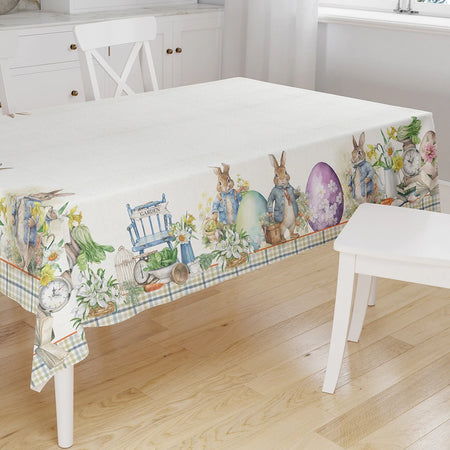 Tovaglia pasquale in puro cotone mod. tiffany 4 12 posti – Vingi