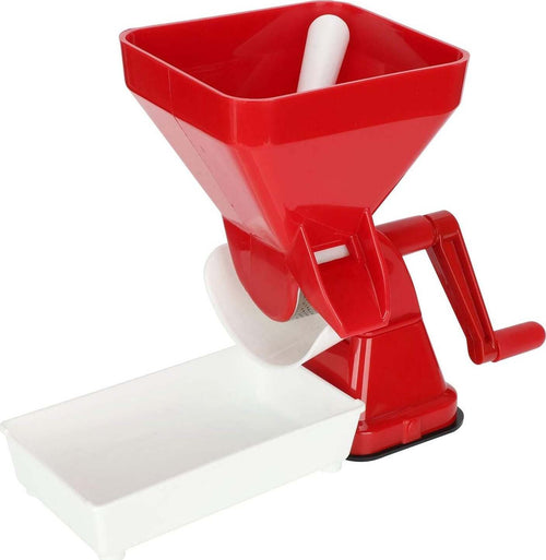 Passapomodoro manuale in polipropilene con rullo in nylon e ventosa in gomma Casa e cucina/Utensili da cucina/Passapomodoro elettrici e manuali La Zappa - Altamura, Commerciovirtuoso.it